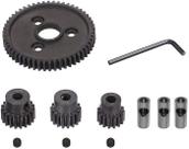 Conjunto de engrenagens 54T Spur Gear com pinhões 15T/17T/19T para Traxxas
