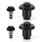 Conjunto de Engrenagens de Eixo INJORA 12/24T em Liga de Aço para Carros RC 1/24