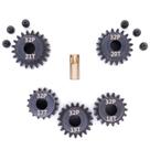 Conjunto de engrenagens de pinhão MakerDoit 32P 5mm 17T 18T 19T 20T 21T com chave hexagonal