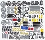 Conjunto de engrenagens e eixos 270 unidades para Technic Building Blocks ASTEM