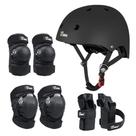 Conjunto de equipamentos de proteção JBM para andar de skate para adultos e crianças