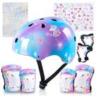 Conjunto de equipamentos de proteção Unicorn Catcher Kids Helmet 3-8 anos