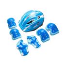Conjunto De Equipamentos De Segurança Para Patinação Infantil 7 Peças: Capacete, Joelheiras E Conjunto De Equipamentos De Segurança Para Patinação Infantil 7 Peças: Capacete, Joelheiras E