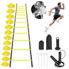 Conjunto de equipamentos de treinamento CHIWALLO Agility Ladder 20 pés