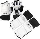 Conjunto de equipamentos de treino LanGray Taekwondo, luvas de karatê e protetor de pés Conjunto de equipamentos de treino LanGray Taekwondo, luvas de karatê e protetor de pés