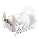 Conjunto de escorredor de pratos Sweet Home Collection Silver (pacote 12)