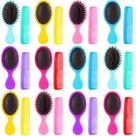 Conjunto de escova e pente de cabelo Nuogo Mini Wet para crianças (24 unidades) Conjunto de escova e pente de cabelo Nuogo Mini Wet para crianças (24 unidades)