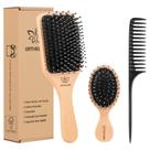 Conjunto de escova e pente de cabelo URTHEONE Boar Bristle para todos os cabelos Conjunto de escova e pente de cabelo URTHEONE Boar Bristle para todos os cabelos