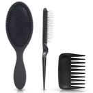 Conjunto de Escova e Pente para Peruca SIMPOR, 3 Peças, Cabelo Sintético Conjunto de Escova e Pente para Peruca SIMPOR, 3 Peças, Cabelo Sintético