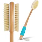 Conjunto de escovas corporais Vive Back Scrubber para chuveiro com alça longa