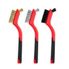 Conjunto de escovas de arame FSTURIOS 3 PCS com latão/aço inoxidável/nylon Conjunto de escovas de arame FSTURIOS 3 PCS com latão/aço inoxidável/nylon
