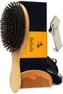 Conjunto de escovas de cabelo Belula 100% cerdas de javali com pente de madeira