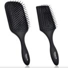 Conjunto de escovas de cabelo Giorgio Paddle Black com cerdas de turmalina