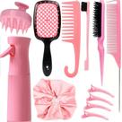 Conjunto de escovas de cabelo SUPHOUSE, 12 unidades para crianças pequenas, mulheres e meninas