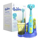 Conjunto de escovas de dentes elétricas Brusheez Kids 3+ com 2 cabeças de escova