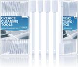 Conjunto de escovas de limpeza Lumkew Disposable Crevice 40 unidades Conjunto de escovas de limpeza Lumkew Disposable Crevice 40 unidades