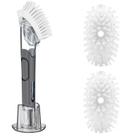 Conjunto de escovas de louça dispensadoras de sabão RIMAY com 2 recargas e suporte