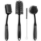 Conjunto de escovas de prato Trazon com escova de água para garrafas Scrubber Straw