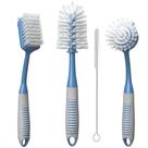 Conjunto de escovas de prato Trazon Kitchen Scrub com alça longa antiderrapante