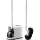 Conjunto de escovas para vasos sanitários HAMITOR Curved Bristle White Conjunto de escovas para vasos sanitários HAMITOR Curved Bristle White