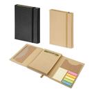 Conjunto de Escrita com Caneta e Blocos Adesivos - Kit de Escritório Sustentável