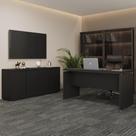 Conjunto de Escritório Athenas 2 Peças Mesa e Buffet Via Nossa