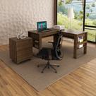 Conjunto de Escritório com Mesa 136cm em L e Gaveteiro com Chave e Rodinhas MDP Branco Tecnomobili Conjunto de Escritório com Mesa 136cm em L e Gaveteiro com Chave e Rodinhas MDP Branco Tecnomobili