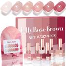 Conjunto de Esmalte em Gel Double Rhythm - 6 Unidades de 15ml na Mesma Cor Conjunto de Esmalte em Gel Double Rhythm - 6 Unidades de 15ml na Mesma Cor
