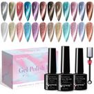 Conjunto de Esmalte Gel SUPWEE Olho de Gato - 12 Cores de 7ml