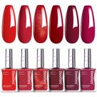 Conjunto de Esmaltes Beetles Blazing Rose (6 Cores, 15ml) - Para Mulheres Conjunto de Esmaltes Beetles Blazing Rose (6 Cores, 15ml) - Para Mulheres