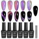 Conjunto de esmaltes Beetles Cat Eye Gel 6 Colors Chameleon