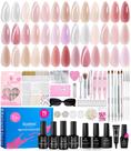 Conjunto de esmaltes Beetles Jelly Gel Nude Sands 20 cores 75 unidades