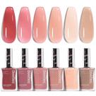 Conjunto de Esmaltes Beetles Jelly P186 - 6 Cores de 15mL