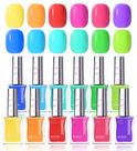 Conjunto de esmaltes Beetles Neon Quick Dry 12 cores para mulheres