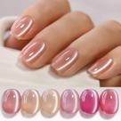 Conjunto de esmaltes Cat Eye Gel Double Rhythm 6 cores com ímã de 7,5 ml