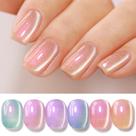 Conjunto de esmaltes Cat Eye Gel Double Rhythm 6 cores com ímã de 7,5 ml