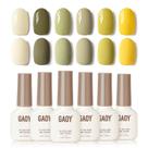 Conjunto de esmaltes de gel GAOY Green para primavera e verão com luz UV Conjunto de esmaltes de gel GAOY Green para primavera e verão com luz UV