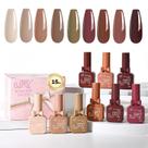 Conjunto de esmaltes de gel JR 9 Colors 15 ml Fall Shades