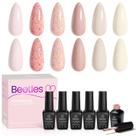 Conjunto de esmaltes de gel para unhas Beetles Old Money Collection 6 cores