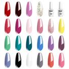 Conjunto de esmaltes de gel UV Vishine 24 unidades com base e camada superior