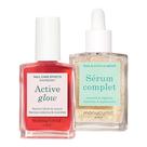 Conjunto de esmaltes e séruns Manucurist Healthy Glow Raspberry