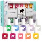 Conjunto de esmaltes ella+mila Professional Quick Dry 10x7mL