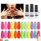 Conjunto de esmaltes em gel AIMEILI Hema Free 12 cores neon