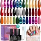 Conjunto de Esmaltes em Gel Beetles Cat Eye - 20 Cores com Acessórios