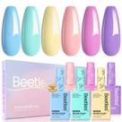 Conjunto de esmaltes em gel beetles Fairy Tale Dream 6 cores 15 ml Conjunto de esmaltes em gel beetles Fairy Tale Dream 6 cores 15 ml