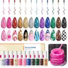 Conjunto de Esmaltes em Gel Beetles Nail Art - 12 Cores Refletivas Conjunto de Esmaltes em Gel Beetles Nail Art - 12 Cores Refletivas