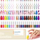 Conjunto de Esmaltes em Gel Beetles Nail Art - Liner para Unhas Conjunto de Esmaltes em Gel Beetles Nail Art - Liner para Unhas