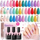 Conjunto de Esmaltes em Gel Beetles Spring - 20 Cores, 24 Unidades, UV Soak Off
