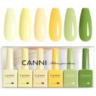 Conjunto de esmaltes em gel CANNI 6 cores, 9 ml, sem hema-pastel