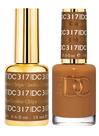 Conjunto de esmaltes em gel DAISY DND 317 Cookie Chips Brown 15mL Conjunto de esmaltes em gel DAISY DND 317 Cookie Chips Brown 15mL